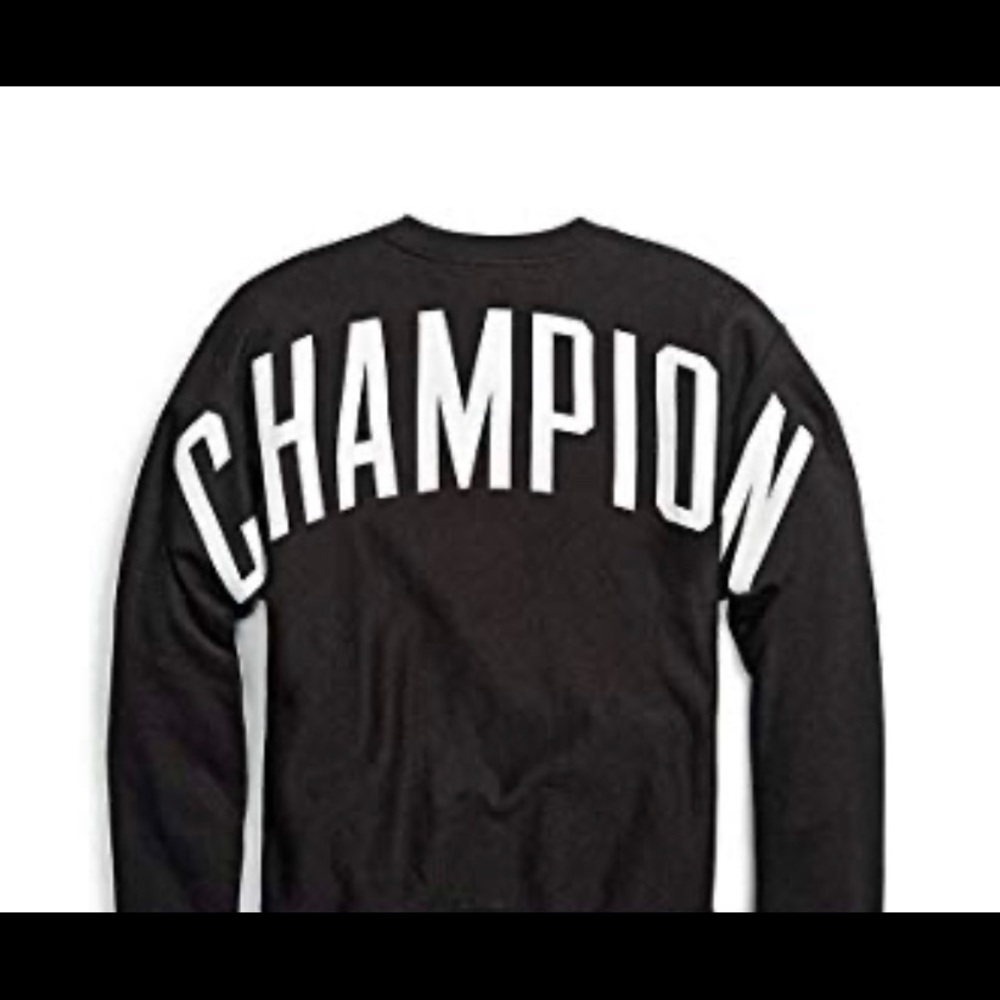 Champion Oversized Arched Logo Long Sleeve Tee